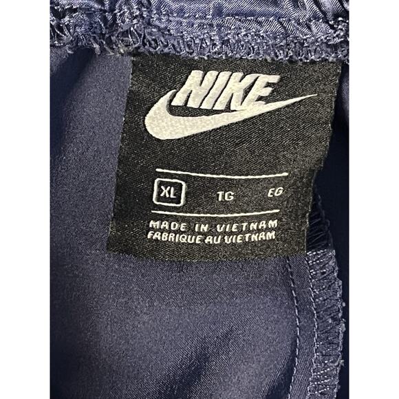 Nike Air Pants Mens XL Navy Blue Joggers Track Windbreaker Polyester Athletic - Picture 4 of 10